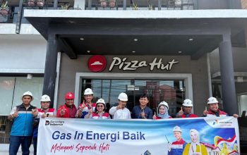 PGN Area Medan Gas In Dua Outlet Pizza Hut, Dorong Pertumbuhan Pelanggan Kecil Tahun 2026