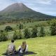 Ngopi Berlatar Gunung Sinabung, Bikin Betah Tak Mau Beranjak
