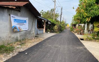 Program TJSL PLN UPT Medan, Jalan Rusak di Medan Deli Kini Mulus Berkat FABA