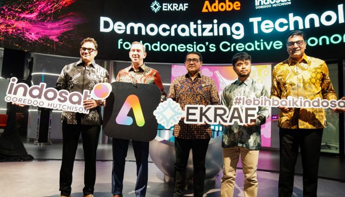 Ubah Kreativitas Jadi Peluang, Indosat Gandeng Adobe dan Kemenekraf