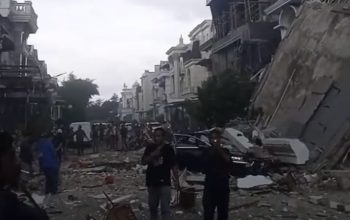 Ledakan Guncang Perumahan Grand Polonia, Lima Rumah Hancur