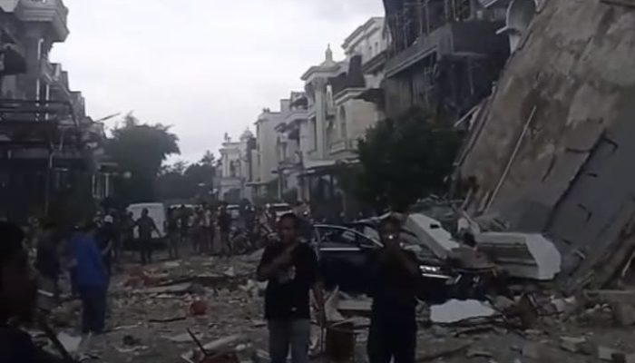 Ledakan Guncang Perumahan Grand Polonia, Lima Rumah Hancur